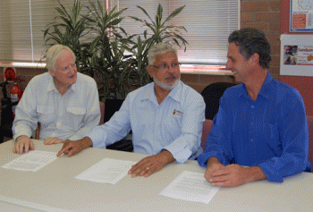 Bill Moyle, Gerry Moore, Peter Botsman