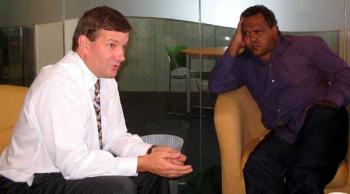 Andrew Mawson and Noel Pearson, London, 2003