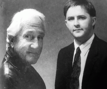 Tom Uren and Anthony Albanese circa 1993